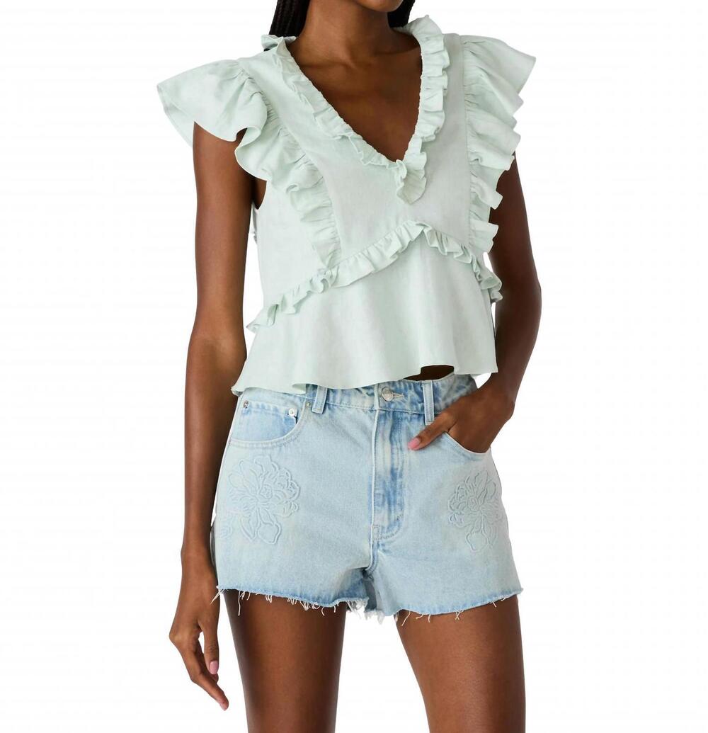 NEW STEVE MADDEN women's verda top in white
